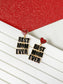 PREORDER: Best Mom Ever Enamel Dangle Earrings