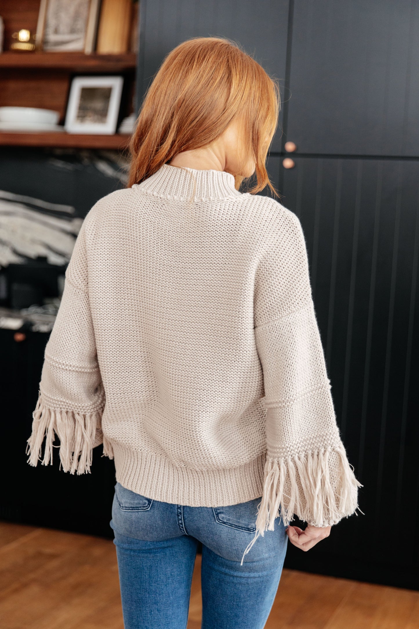 Handle It All Fringe Detail Sweater