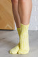 Sweet Heathered Scrunch Socks Set of 3 Pairs