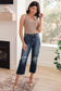 Whitney High Rise Distressed Wide Leg Crop Jeans